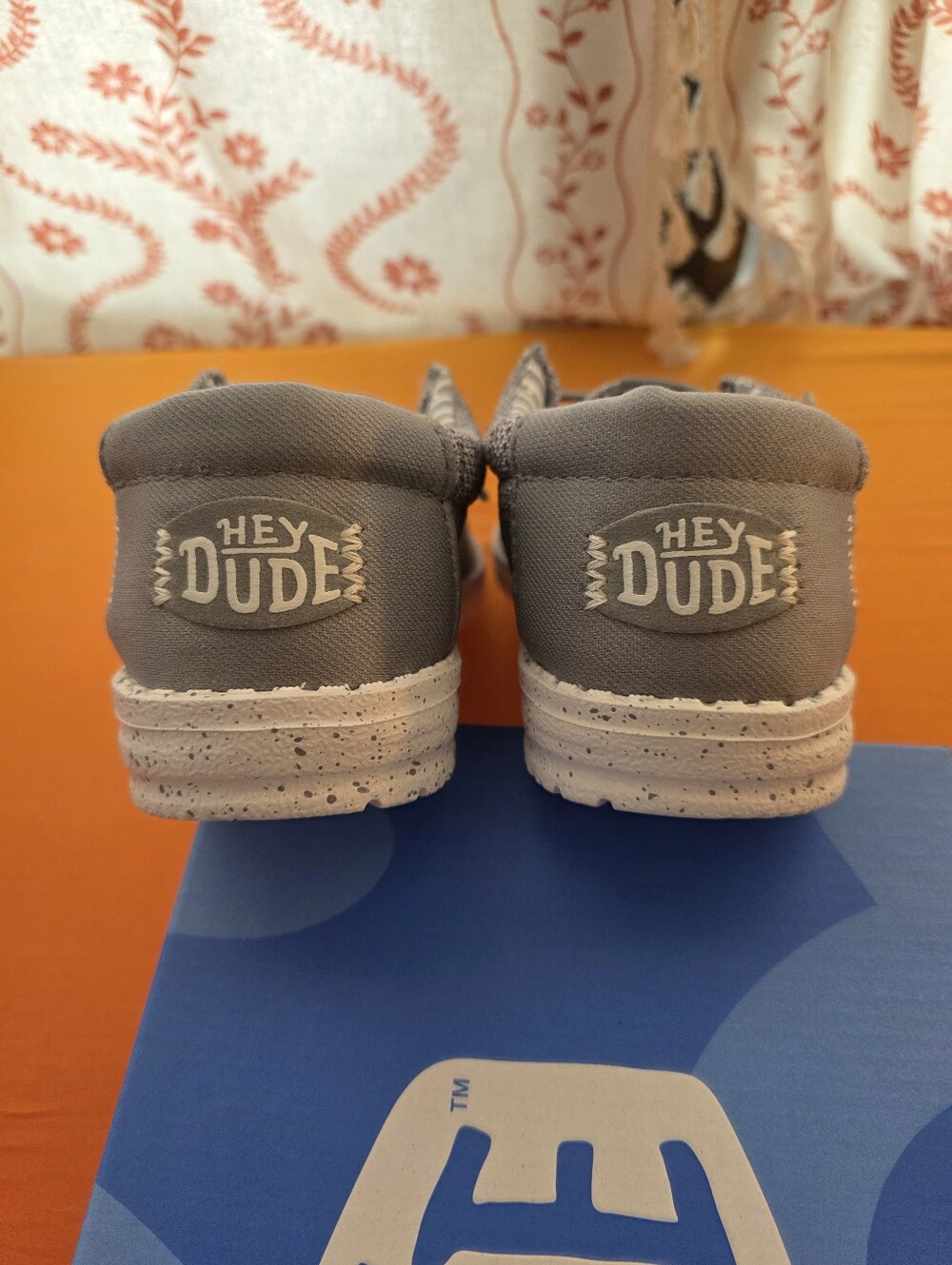 Hey Dude Gray Knit Slip-On Loafers - Picture 4 of 8